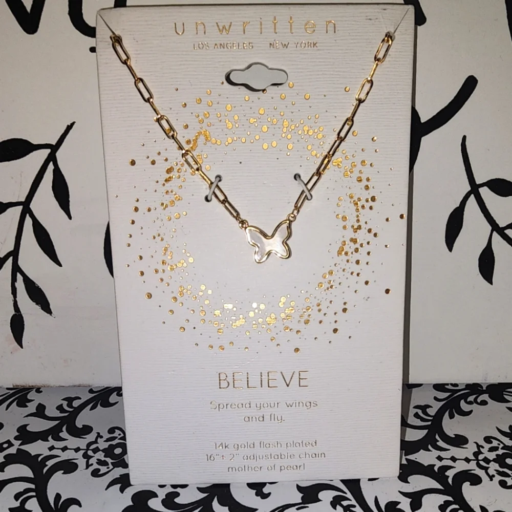 New Unwritten Gold Butterfly 